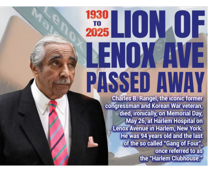 Charles Rangle passed away at 94