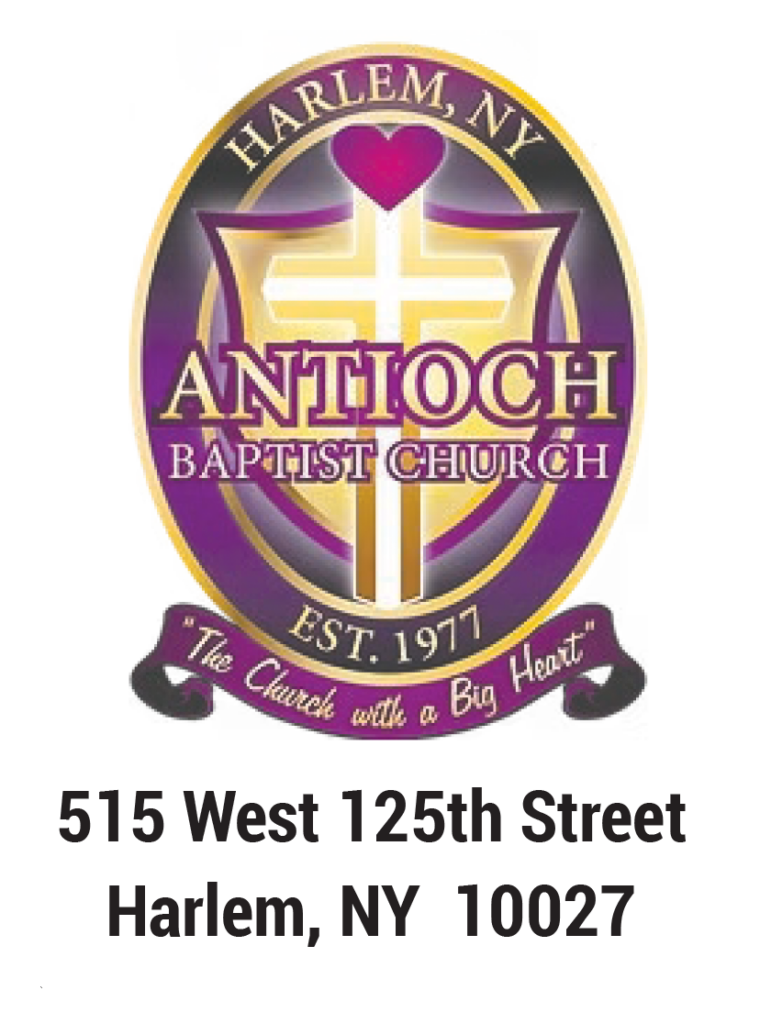 Church logo and address