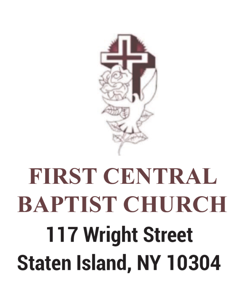 Logo and church address